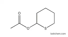 Molecular Structure of 14711-62-7 (Acetic acid tetrahydro-2H-thiopyran-2-yl ester)